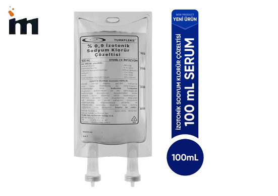 Turkfleks % 0.9 Izotonik Sodyum Klorür Çözeltisi 100 ml - 1 Adet