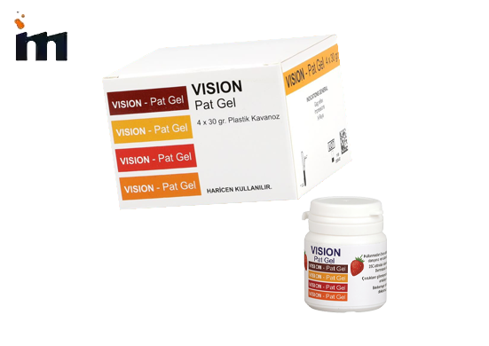 Vision Pat Jel % 20 Benzokain (Çilek Aromalı - 4'lü Kutu)