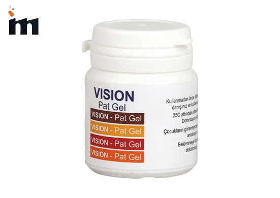Vision Pat Jel % 20 Benzokain (Muz Aromalı - Tekli / 1 Kutu)